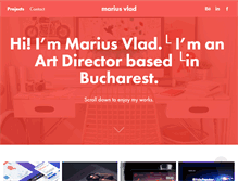 Tablet Screenshot of mariusvlad.com